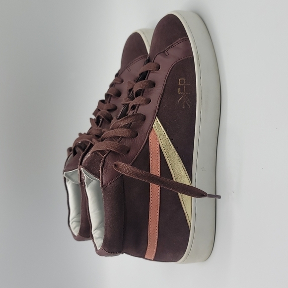 Freshly Picked Women's Burgundy High Top Sneaker  size 8 - Picture 1 of 7